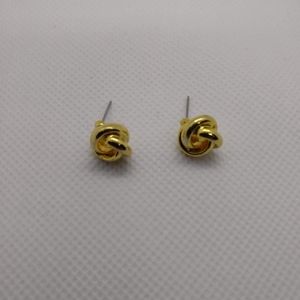 Gold Plated Love Knot Earrings
